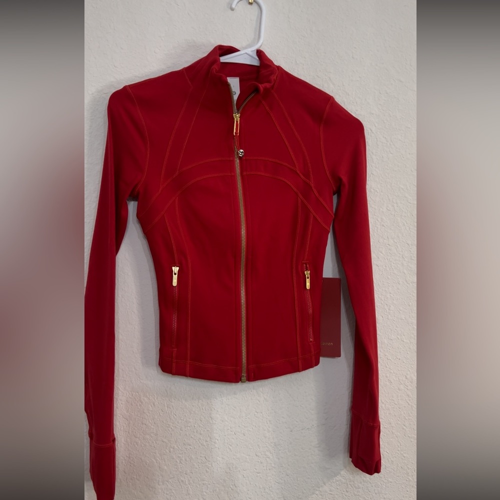 Lululemon dark red lunar new year define jacket